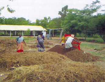compost materials seperation