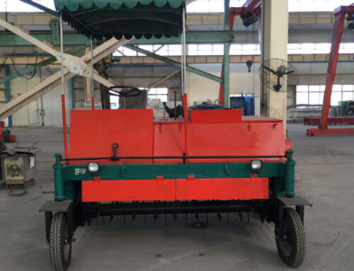 A Self-propelled Wheel Compost Windrow Turner Shipped To Bangladesh